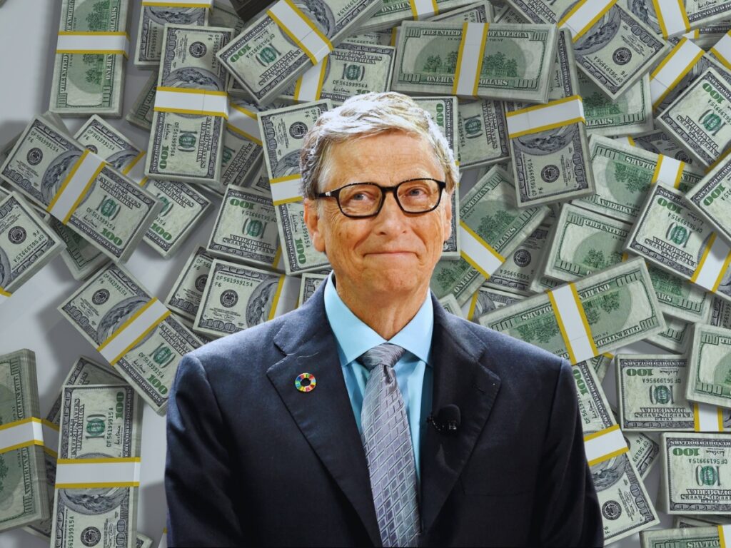 bill gates spend money